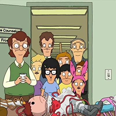 Bob Belcher, Jimmy Jr., Speedo Guy, Ms. LaBonz, Peter Pescadero, Jeremy, Parrot, Alien Baby #3, Aunt Frida, Bad Kuchikopi...